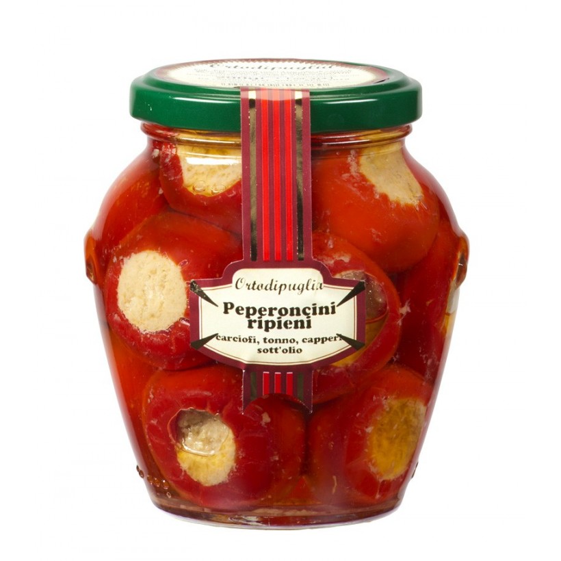 Peperoni ripieni tonno, carciofi e capperi Peperoni ripieni tonno, carciofi e capperi